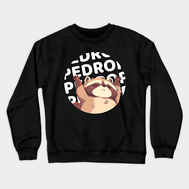 Pedro Pedro Dancing Raccoon Crewneck Sweatshirt by Seraphine